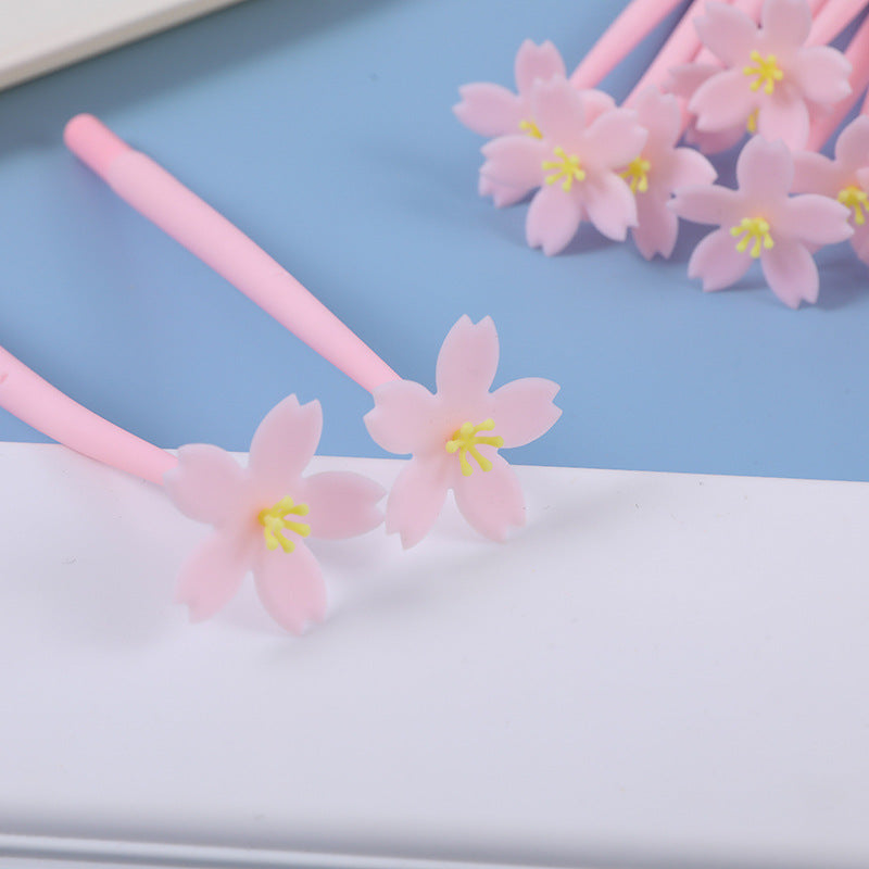 Wholesale Plastic Cherry Blossom Rollerball Pen